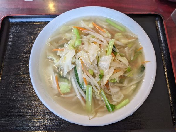 「野菜タンメン：750円」@台湾料理 圓山の写真