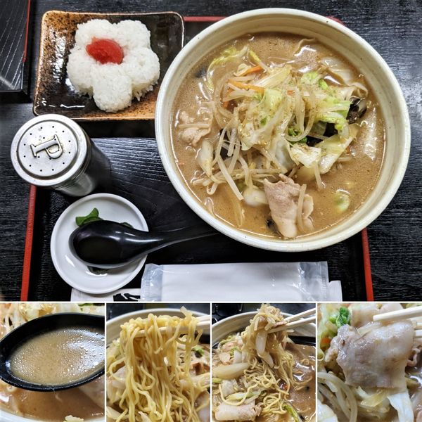 「味噌中華　800円」@そば 能登屋 本店の写真