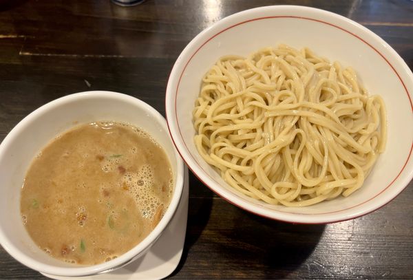 「限定 なかよしつけ麺250g（1000円）」@自家製麺 麺や なかよしの写真