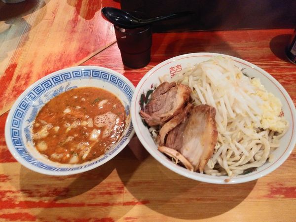 「小エビつけ麺　1000円」@ラーメン二郎 会津若松駅前店の写真