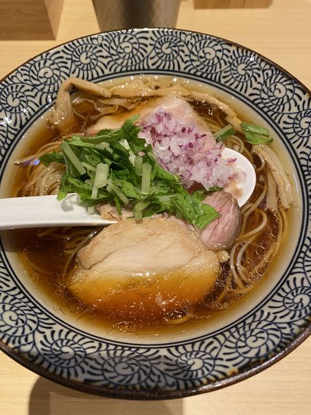 「中華そば」@地鶏と蟹 中華そば 榊の写真