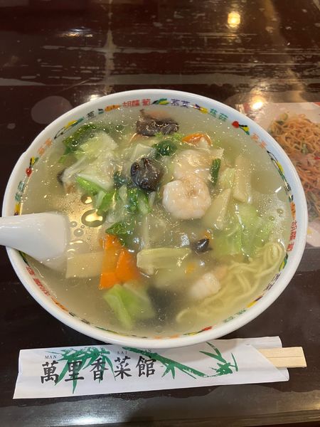 「海老そば」@萬里香菜館の写真