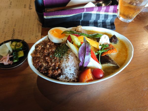 「あい盛りカレー」@古民家カフェ マツノエダ テラスの写真