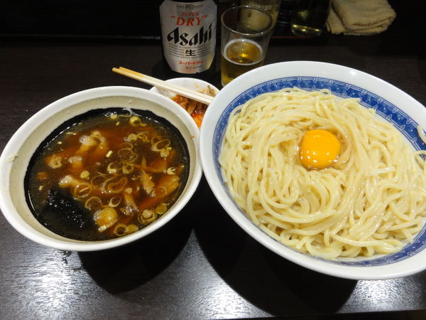「つけ麺ビール」@中華そば べんてんの写真