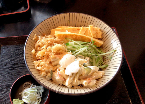 「冷しタヌキそば(1200円)」@長生庵の写真