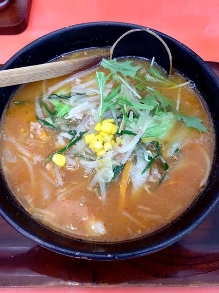 「かみなりラーメン　味噌　740円」@チャイナハウスの写真