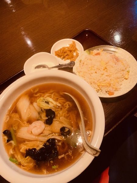 「日替り（五目タンメン・チャーハン） 650円」@祥龍刀削麺荘 東新宿店の写真