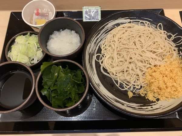 「鬼おろし400円＋納豆100＝500円」@ゆで太郎 名古屋中区役所店の写真