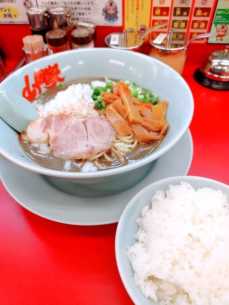 「鬼煮干しラーメン」@ラーメン山岡家 四日市塩浜店の写真