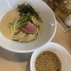 鰹出汁の山かけ冷柚子つけそば　並950円