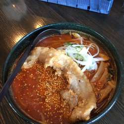 辛らぁめん(味噌)+ぱいくぅ¥1,100