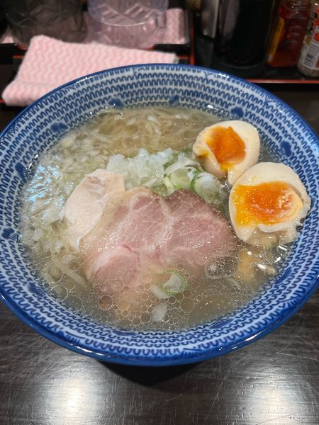 「貝出汁らぁ麺」@ラーメン虎珀 小矢部店の写真