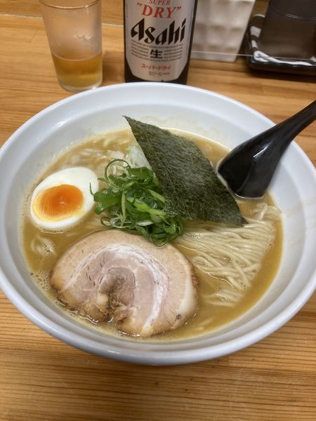 「らーめん・大盛り・替え玉（１１００円）」@いっぽしの写真