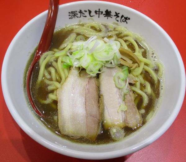 「深だし中華そば（麺やわ）660円」@駅ラーメン 深だし中華そばの写真