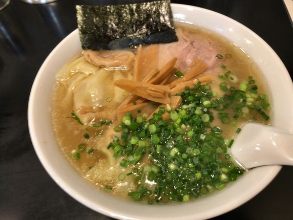 「雲呑麺（3個）＋叉焼ごはん」@こうや麺房の写真