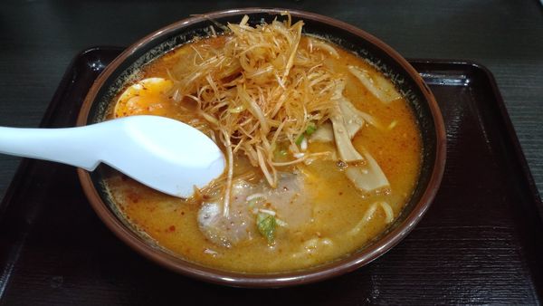 「旨辛ねぎ味噌らーめん」@三代目 月見軒の写真