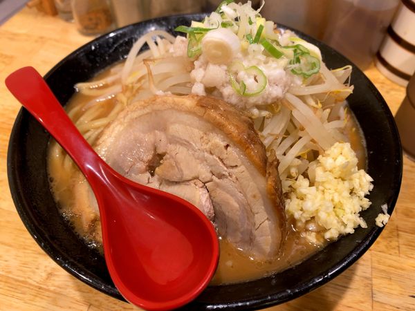 「竈治郎ラーメンA（300g）」@麺屋あらき 竈の番人の写真