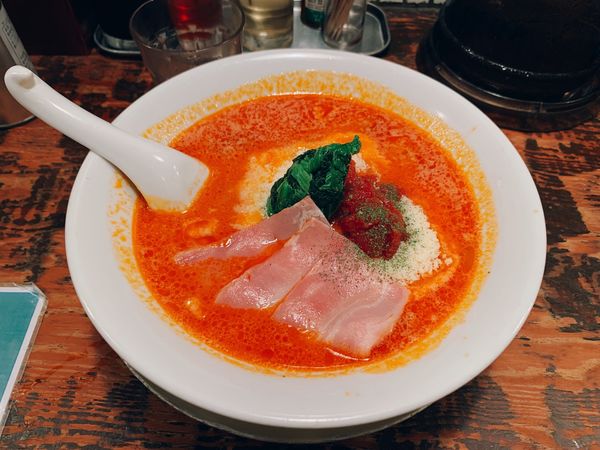 「Wチーズとまとラーメン」@ジャンジャン軒の写真