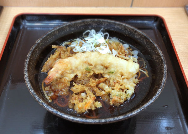 「海老かき揚げ天(440円)」@梅もと 船橋店の写真