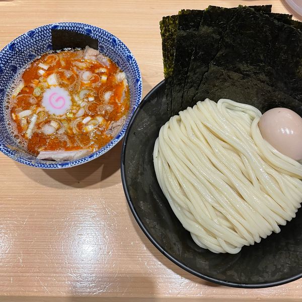 「辛つけ麺」@頑者の写真
