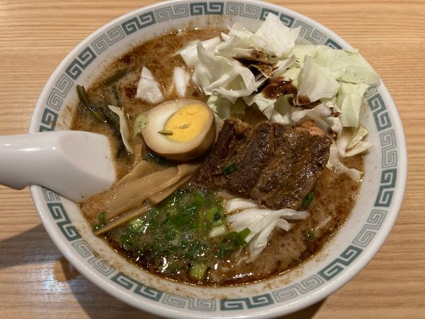 「シングル太肉麺　950円」@桂花ラーメン 末広店の写真