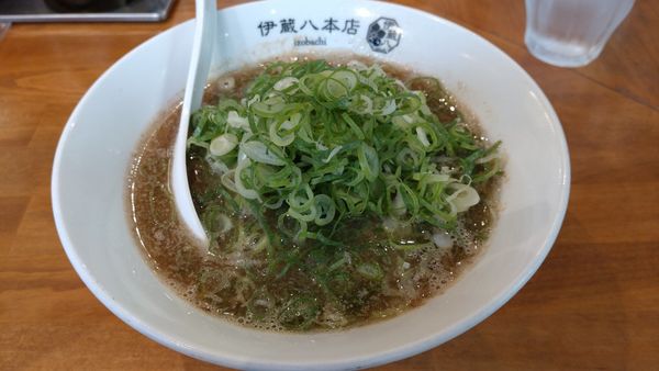 「九条ねぎ豚のにごりそば」@中華そば つけそば 伊蔵八 本店の写真