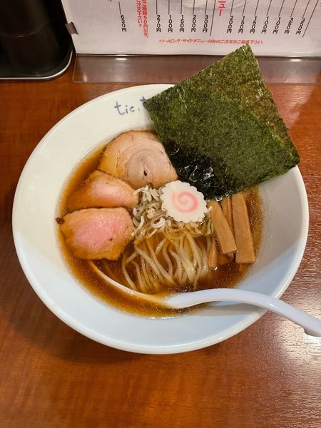 「魚だし醤油(810円)」@手打ら～めん tic,tacの写真