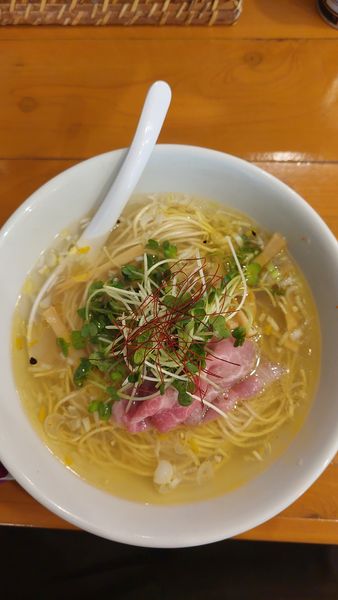 「塩SOBAセット1100円」@麺屋 Hulu-luの写真
