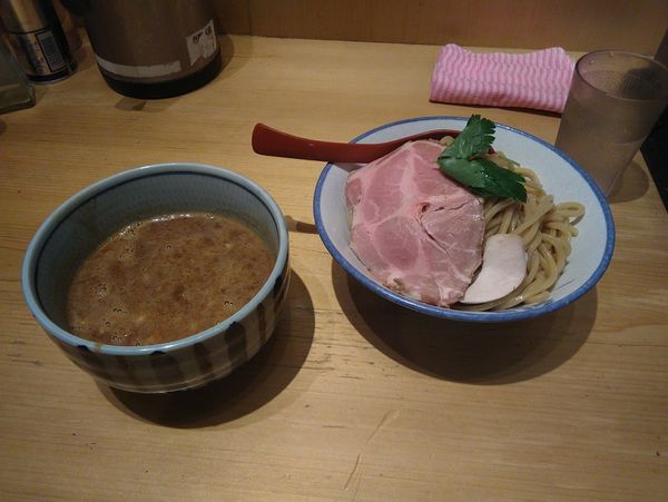 「濃厚魚介つけ麺大盛780円」@麺屋 狢〜むじな〜の写真