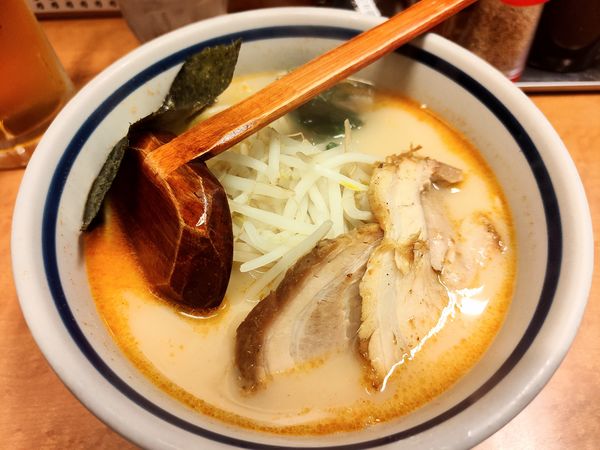 「辛らーめん・もやし増し」@麺友 一誠の写真