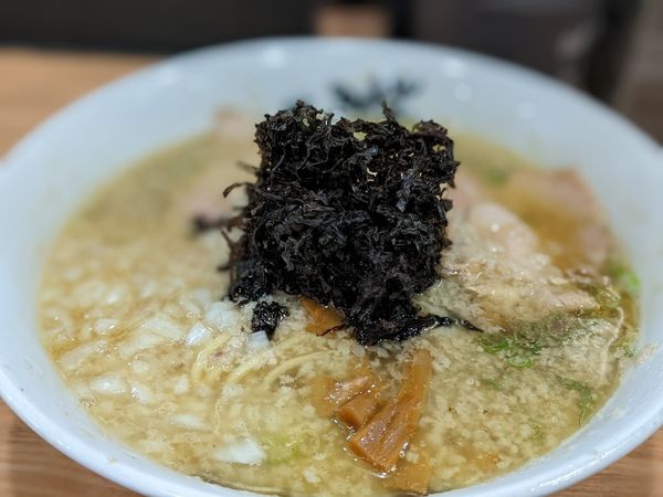 「限定　背脂煮干しそば」@麺屋 丈六の写真