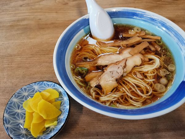 「半中華そば」@いろは食堂 古川支店の写真