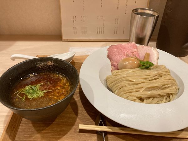 「黄金貝つけ麺」@なにわ麺次郎 然の写真