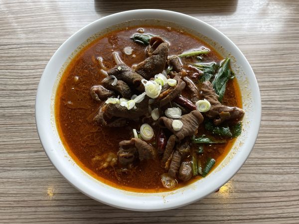 「四川風麻辣ホルモン麺　￥８９０（税別）」@中華料理 豊源 刈谷店の写真