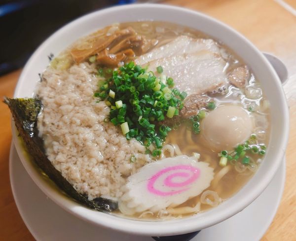 「背脂煮干し中華そば【期間·数量限定】」@麺屋 白神の写真