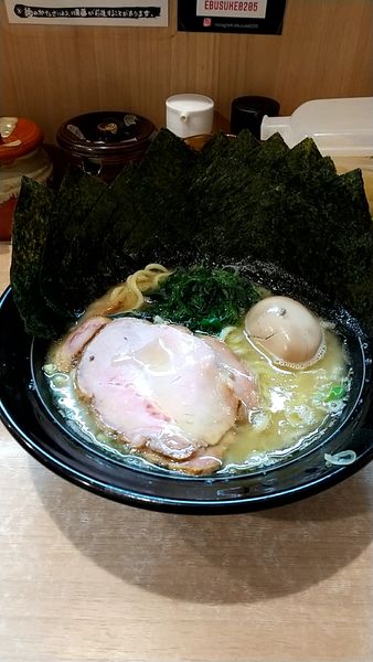 「塩ラーメン　トッピング海苔」@横浜家系ラーメン 麺屋いぶすけの写真