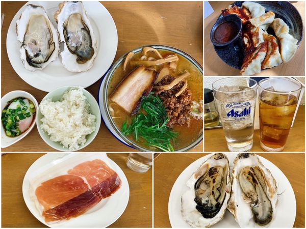 「【真冬の限定】背ガラ清湯辛肉味噌with活大牡蠣をシャブって②他」@MENYA 食い味の道有楽の写真