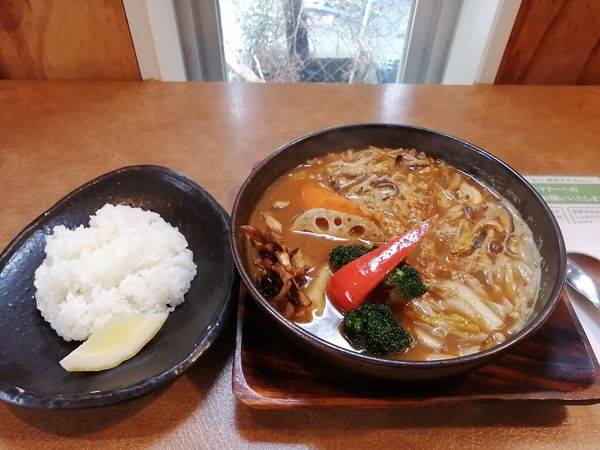 「たっぷり7種きのこカレー　　1020円」@スープカレーGARAKU 八王子店の写真