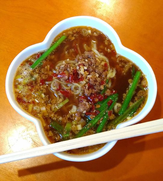 「名古屋元祖台湾ラーメン(辛)＋チャーハン 800円」@味美仙の写真