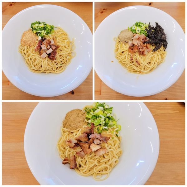 「和え玉3種類 「鶏魚介」「煮干し」「海老」」@麺彩 こはねの写真