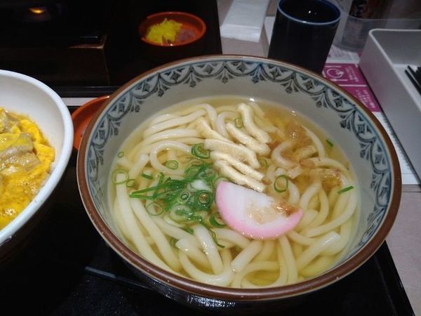 「かけうどん」@和ダイニング四六時中 大津京店の写真