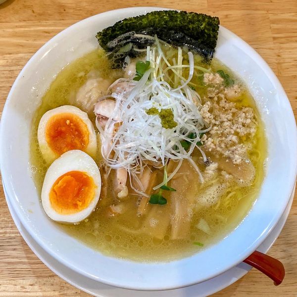 「特製鶏そば（細麺）¥1,000」@らーめん天神下 大喜の写真