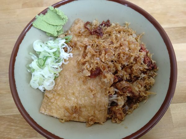 「冷やしむじな(そば) 450円」@そば谷の写真