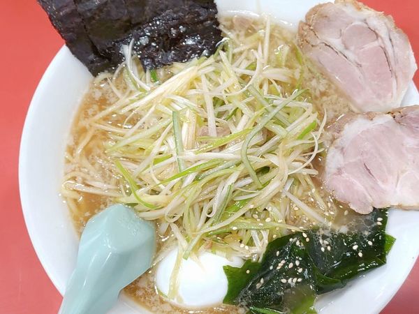 「かいざんラーメン＋ネギW＋玉子」@ラーメン かいざん 新小岩店の写真