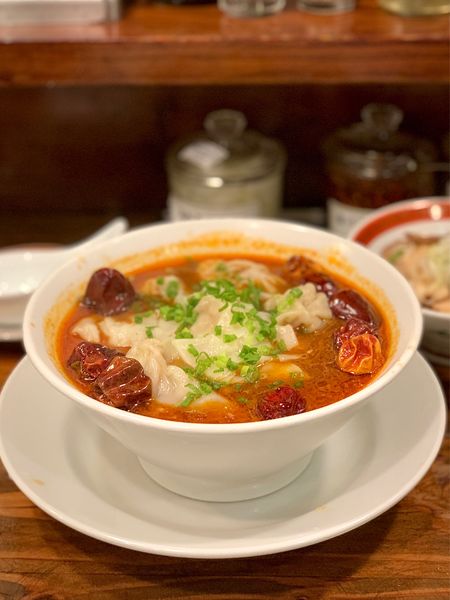 「麻辣火鍋わんたんめん」@広州市場 西新宿店の写真