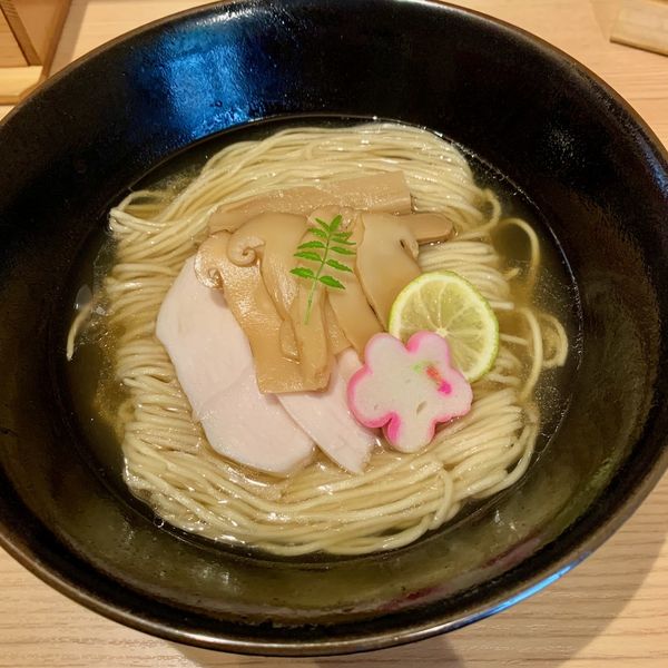 【限定】松茸と焼きあごのらー麺