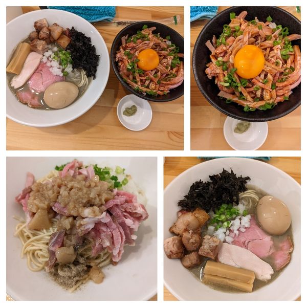 「濃厚煮干しらーめん＋和え玉＋ブタメシ」@煮干らーめん 川むらの写真