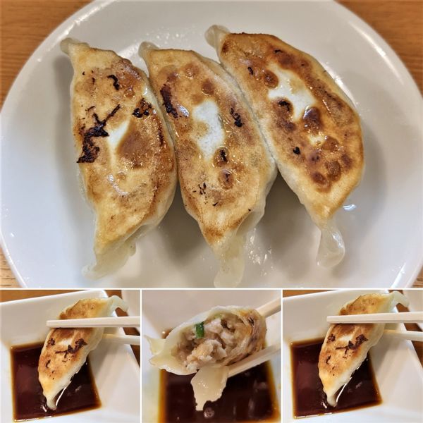 「餃子(3個)　300円」@ゑぞ食堂の写真