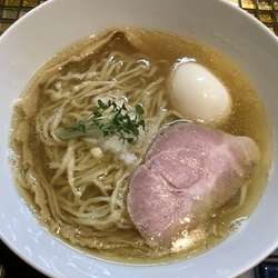 伊吹いりこの塩煮干そば　＋　味玉