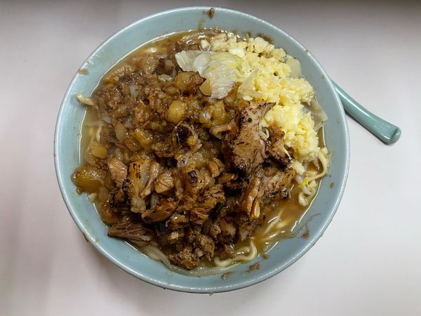 「ラーメン　ニンニクアブラ」@ラーメン道 時の鐘の写真